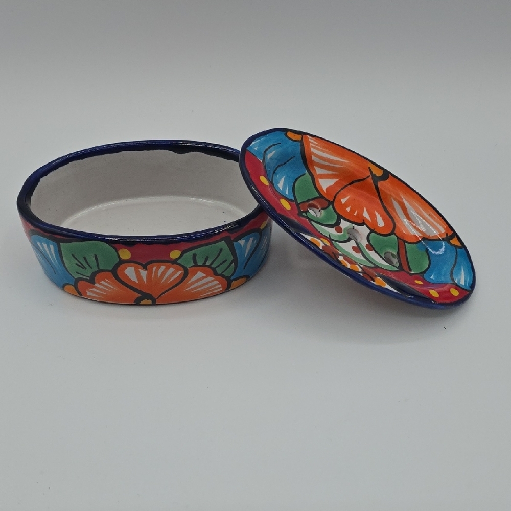 Colorful Ceramic Dish - Picture 3 of 11